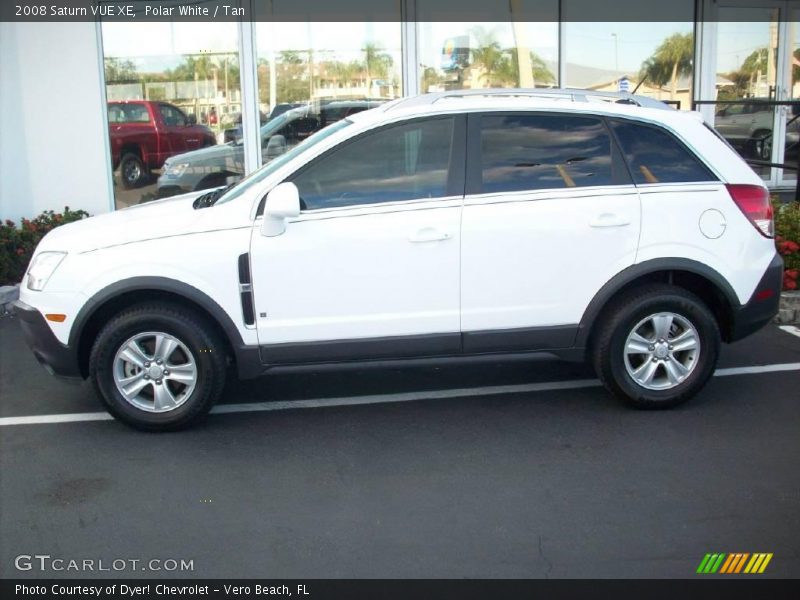 Polar White / Tan 2008 Saturn VUE XE