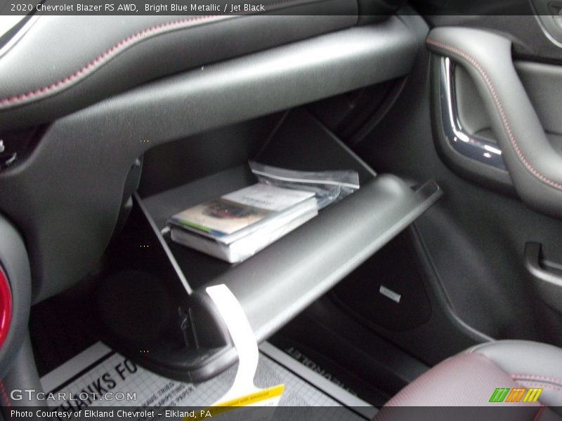 Bright Blue Metallic / Jet Black 2020 Chevrolet Blazer RS AWD