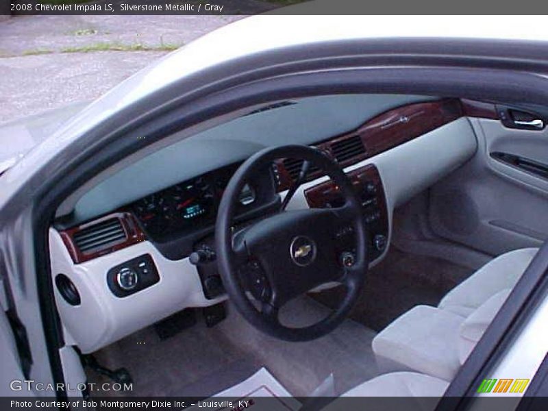 Silverstone Metallic / Gray 2008 Chevrolet Impala LS