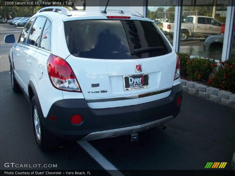 Polar White / Tan 2008 Saturn VUE XE