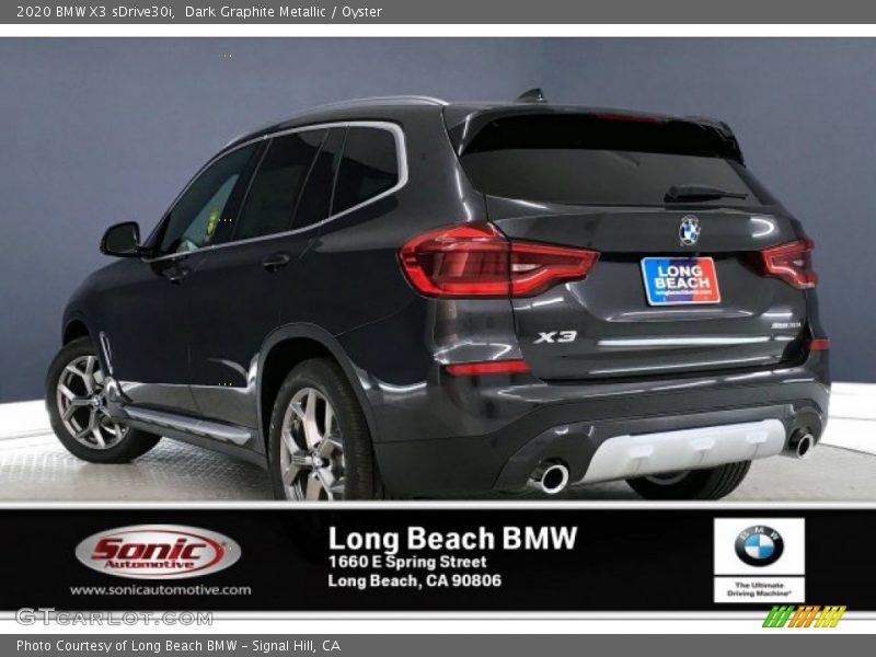 Dark Graphite Metallic / Oyster 2020 BMW X3 sDrive30i