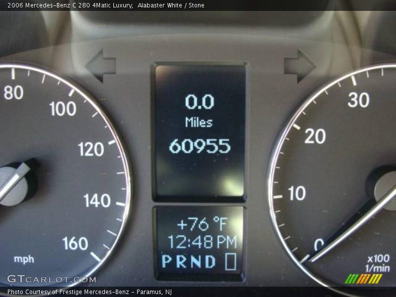 Alabaster White / Stone 2006 Mercedes-Benz C 280 4Matic Luxury
