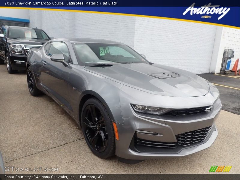 Satin Steel Metallic / Jet Black 2020 Chevrolet Camaro SS Coupe