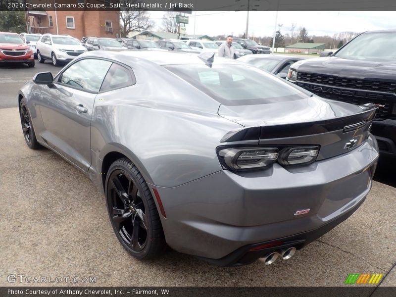 Satin Steel Metallic / Jet Black 2020 Chevrolet Camaro SS Coupe