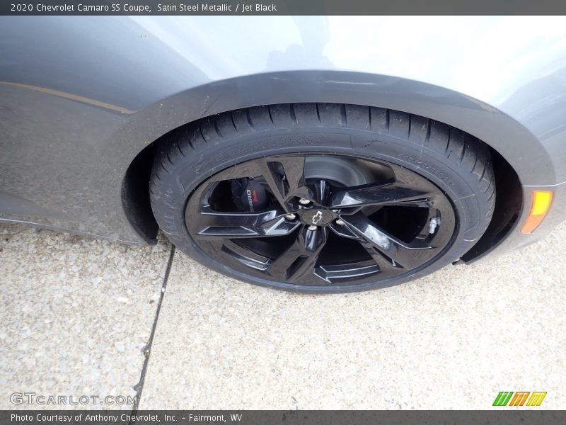 Satin Steel Metallic / Jet Black 2020 Chevrolet Camaro SS Coupe