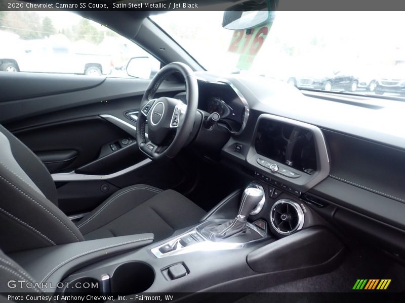 Satin Steel Metallic / Jet Black 2020 Chevrolet Camaro SS Coupe
