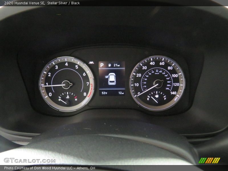 Stellar Silver / Black 2020 Hyundai Venue SE