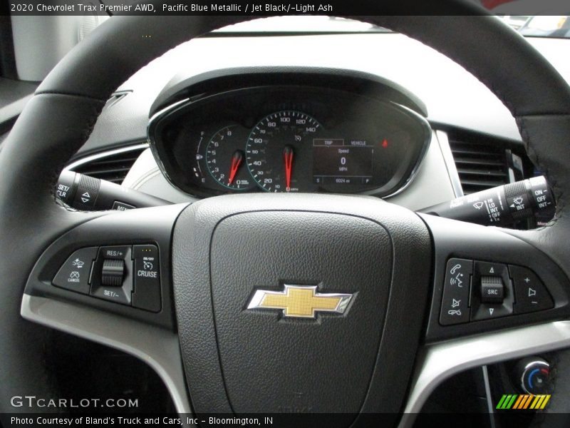 Pacific Blue Metallic / Jet Black/­Light Ash 2020 Chevrolet Trax Premier AWD