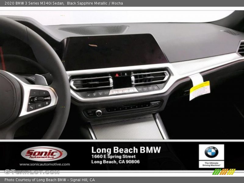 Black Sapphire Metallic / Mocha 2020 BMW 3 Series M340i Sedan