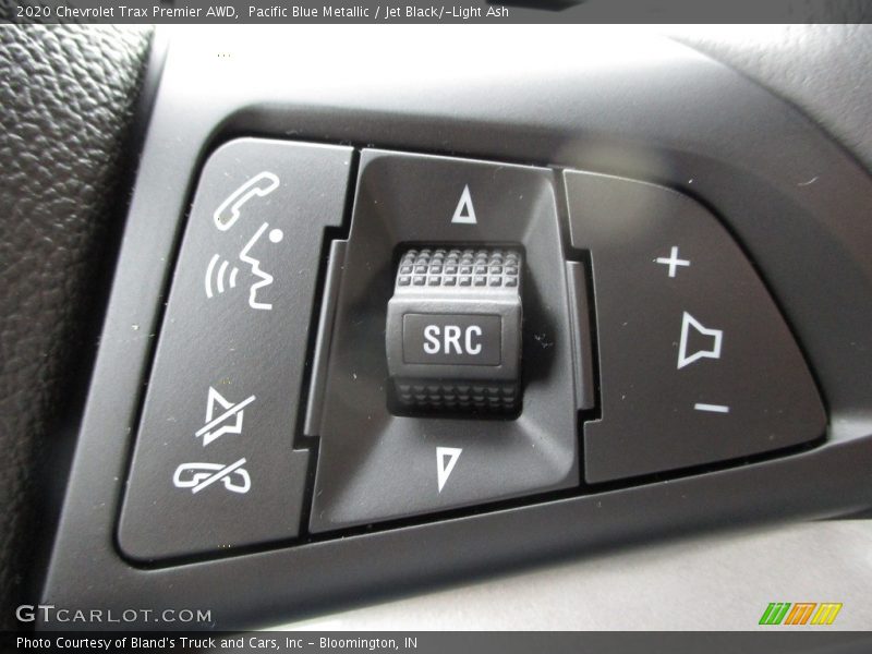 Pacific Blue Metallic / Jet Black/­Light Ash 2020 Chevrolet Trax Premier AWD