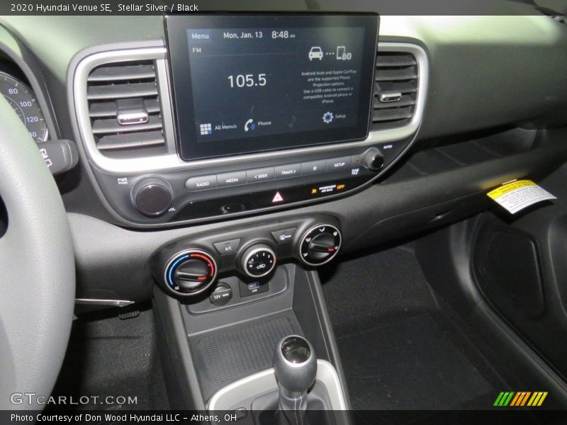 Stellar Silver / Black 2020 Hyundai Venue SE