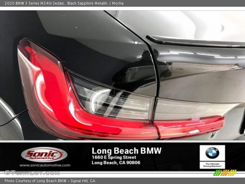 Black Sapphire Metallic / Mocha 2020 BMW 3 Series M340i Sedan