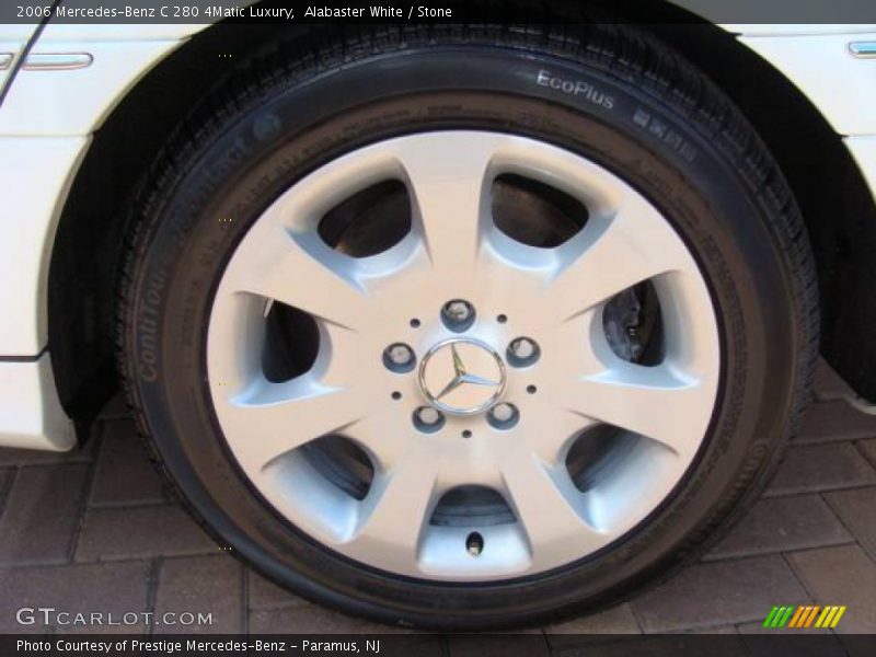 Alabaster White / Stone 2006 Mercedes-Benz C 280 4Matic Luxury