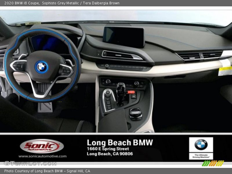 Sophisto Grey Metallic / Tera Dalbergia Brown 2020 BMW i8 Coupe