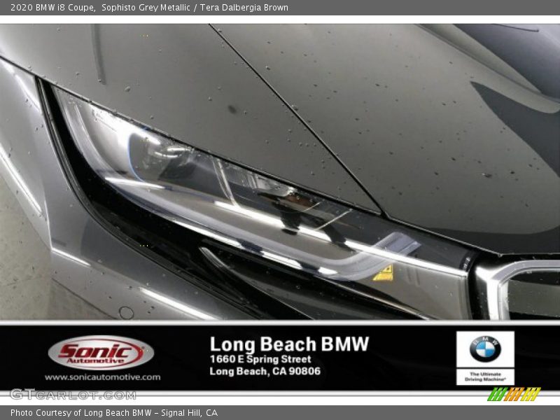 Sophisto Grey Metallic / Tera Dalbergia Brown 2020 BMW i8 Coupe
