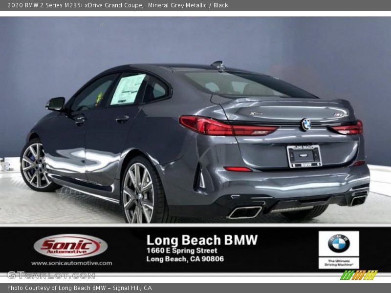 Mineral Grey Metallic / Black 2020 BMW 2 Series M235i xDrive Grand Coupe