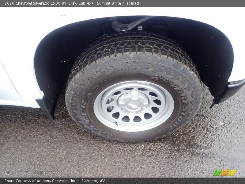 Summit White / Jet Black 2020 Chevrolet Silverado 1500 WT Crew Cab 4x4