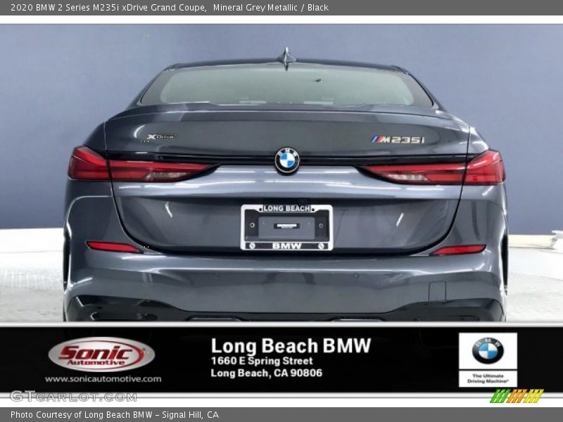 Mineral Grey Metallic / Black 2020 BMW 2 Series M235i xDrive Grand Coupe