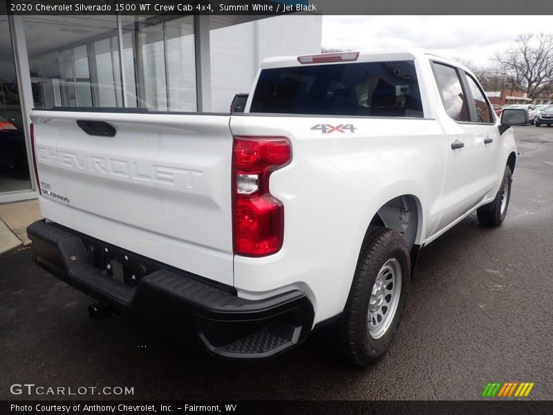Summit White / Jet Black 2020 Chevrolet Silverado 1500 WT Crew Cab 4x4