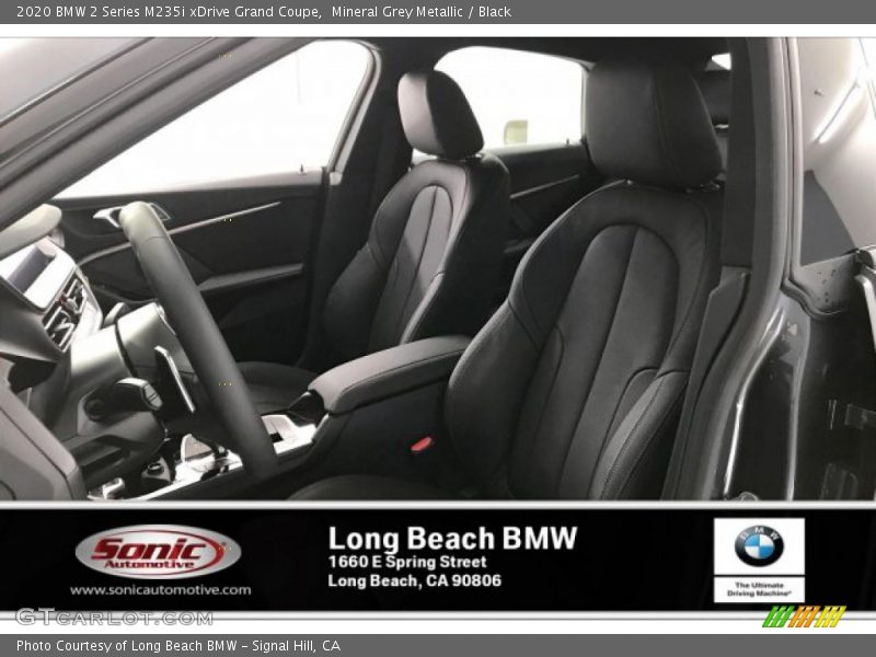 Mineral Grey Metallic / Black 2020 BMW 2 Series M235i xDrive Grand Coupe