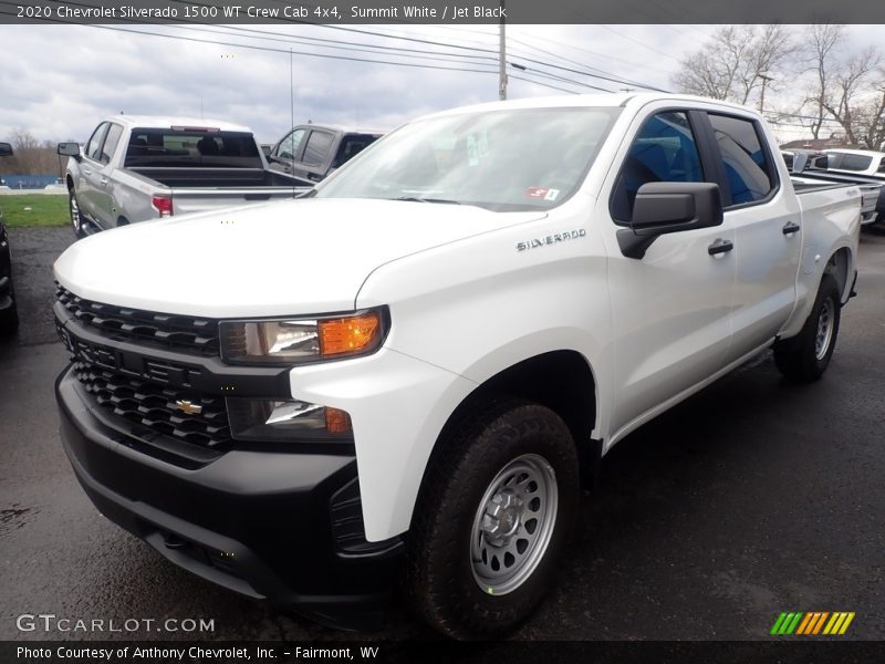 Summit White / Jet Black 2020 Chevrolet Silverado 1500 WT Crew Cab 4x4