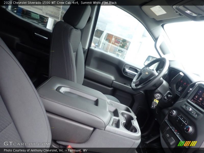 Summit White / Jet Black 2020 Chevrolet Silverado 1500 WT Crew Cab 4x4