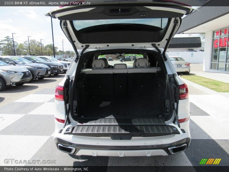 Alpine White / Ivory White 2020 BMW X5 sDrive40i
