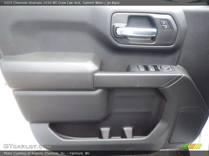 Summit White / Jet Black 2020 Chevrolet Silverado 1500 WT Crew Cab 4x4