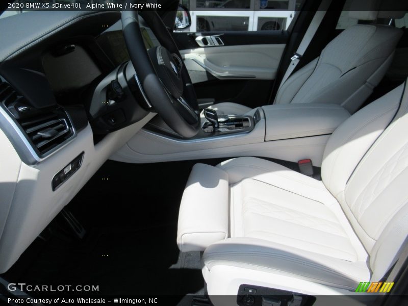 Alpine White / Ivory White 2020 BMW X5 sDrive40i