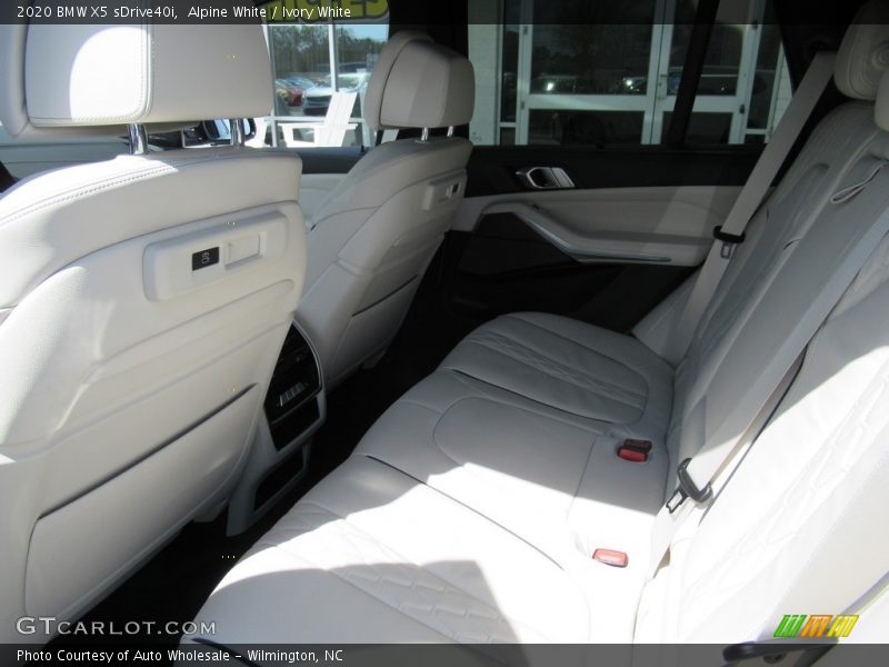 Alpine White / Ivory White 2020 BMW X5 sDrive40i