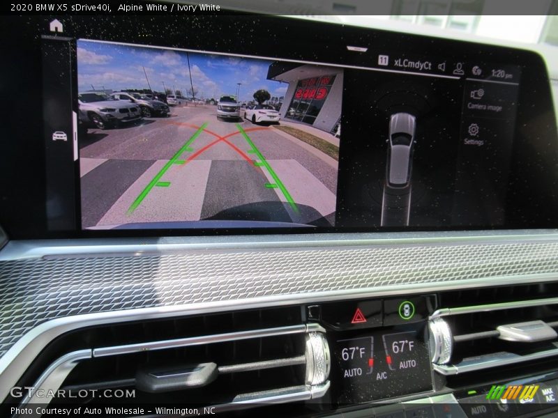 Alpine White / Ivory White 2020 BMW X5 sDrive40i