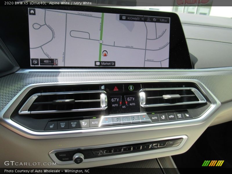 Alpine White / Ivory White 2020 BMW X5 sDrive40i