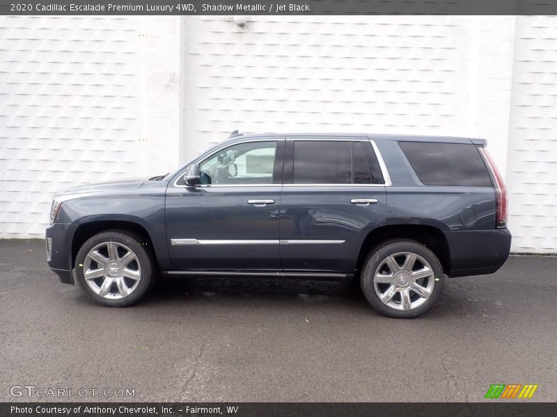 Shadow Metallic / Jet Black 2020 Cadillac Escalade Premium Luxury 4WD