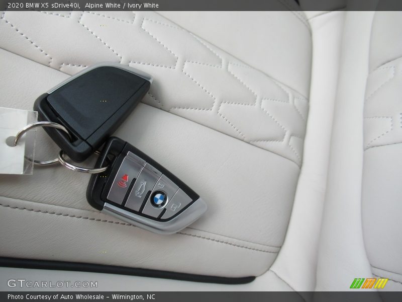 Alpine White / Ivory White 2020 BMW X5 sDrive40i