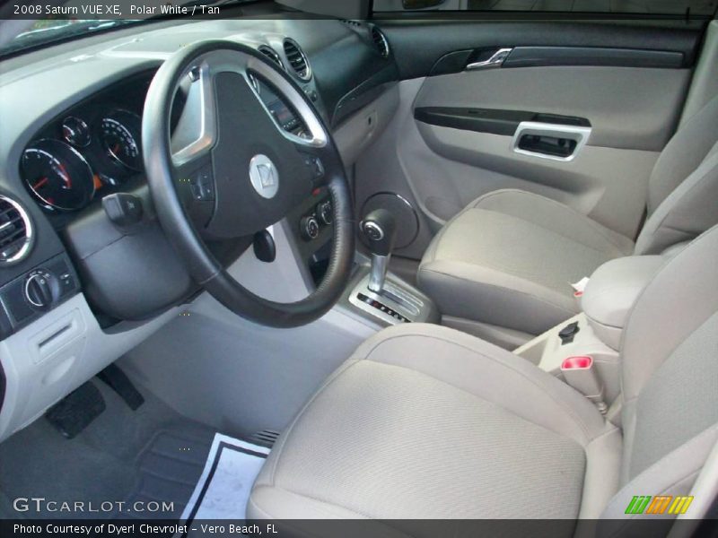 Polar White / Tan 2008 Saturn VUE XE