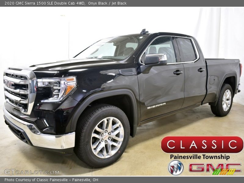 Onyx Black / Jet Black 2020 GMC Sierra 1500 SLE Double Cab 4WD