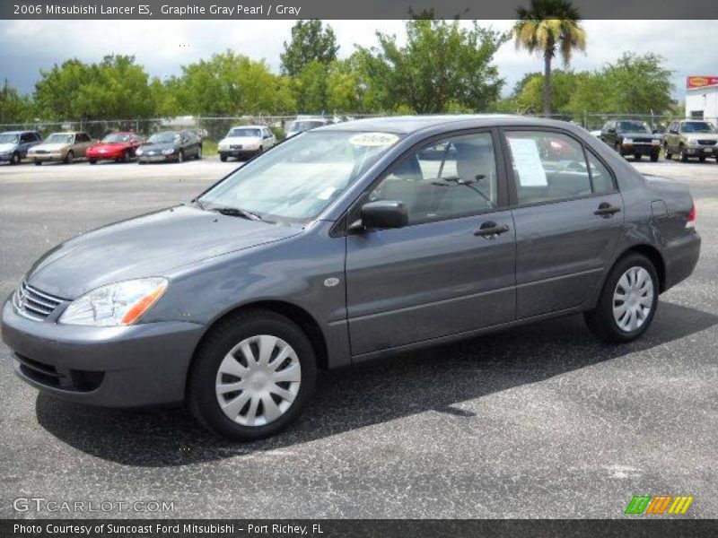 Graphite Gray Pearl / Gray 2006 Mitsubishi Lancer ES