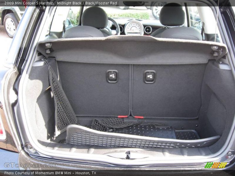Midnight Black / Black/Rooster Red 2009 Mini Cooper S Hardtop