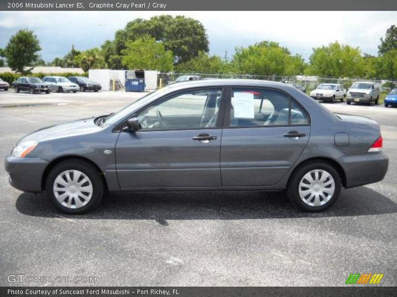 Graphite Gray Pearl / Gray 2006 Mitsubishi Lancer ES