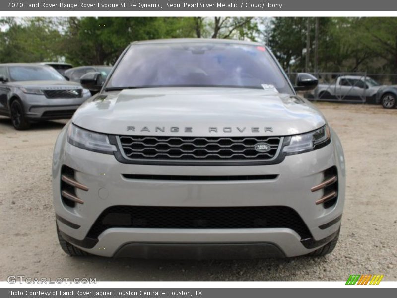 Seoul Pearl Silver Metallic / Cloud/Ebony 2020 Land Rover Range Rover Evoque SE R-Dynamic