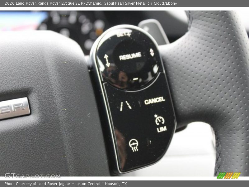 Seoul Pearl Silver Metallic / Cloud/Ebony 2020 Land Rover Range Rover Evoque SE R-Dynamic