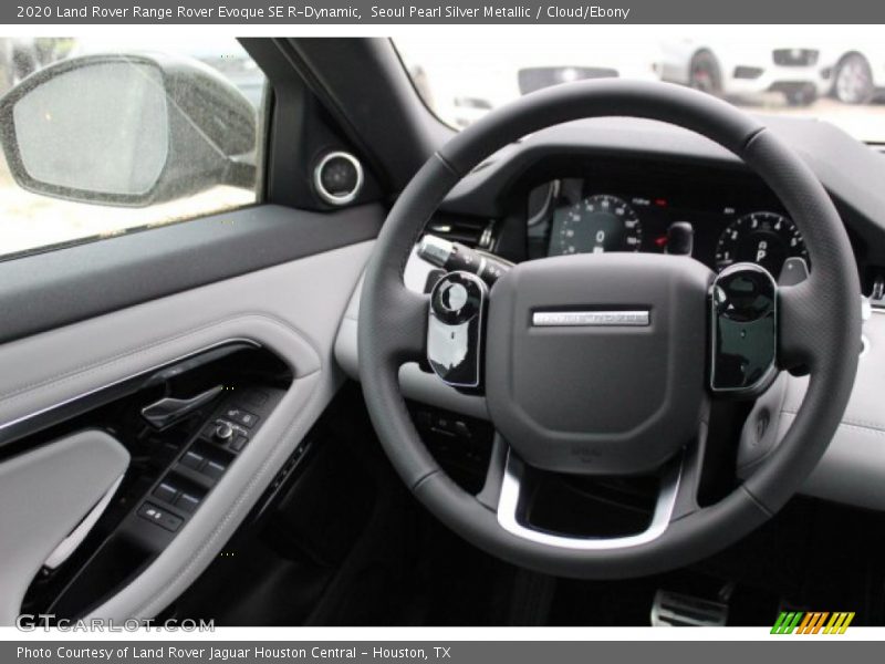 Seoul Pearl Silver Metallic / Cloud/Ebony 2020 Land Rover Range Rover Evoque SE R-Dynamic