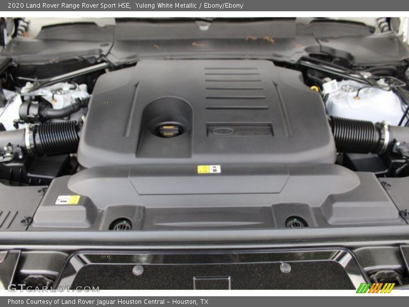 Yulong White Metallic / Ebony/Ebony 2020 Land Rover Range Rover Sport HSE