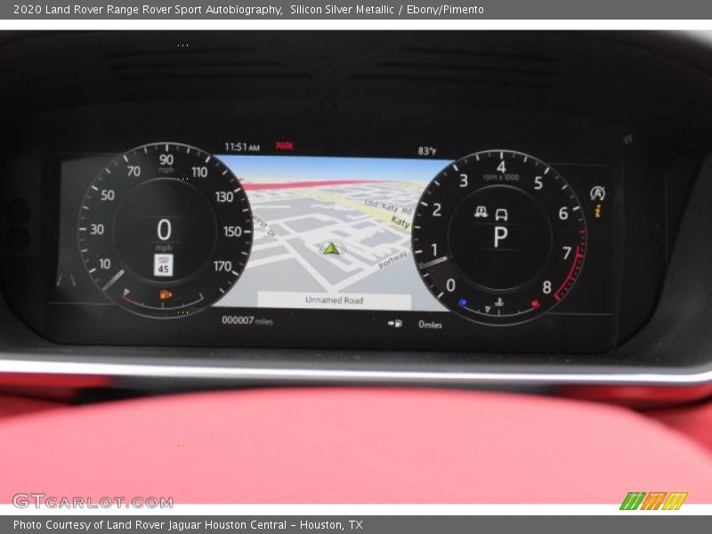  2020 Range Rover Sport Autobiography Autobiography Gauges