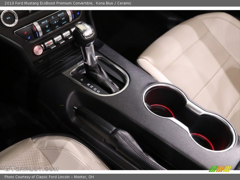 Kona Blue / Ceramic 2019 Ford Mustang EcoBoost Premium Convertible