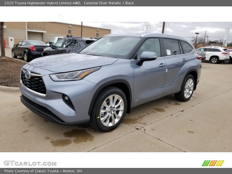 Celestial Silver Metallic / Black 2020 Toyota Highlander Hybrid Limited AWD