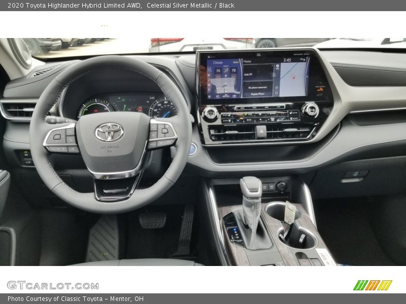 Celestial Silver Metallic / Black 2020 Toyota Highlander Hybrid Limited AWD