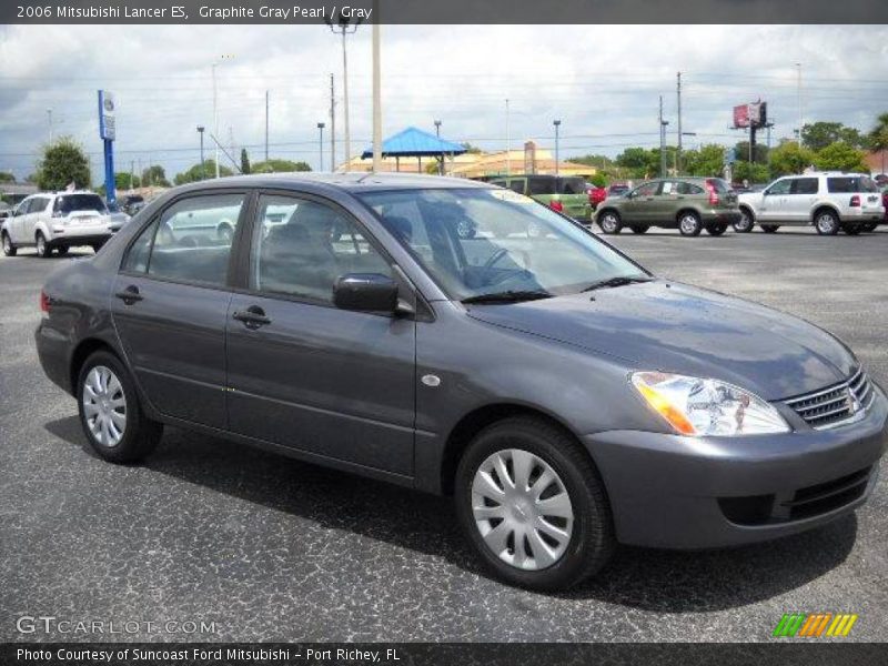 Graphite Gray Pearl / Gray 2006 Mitsubishi Lancer ES