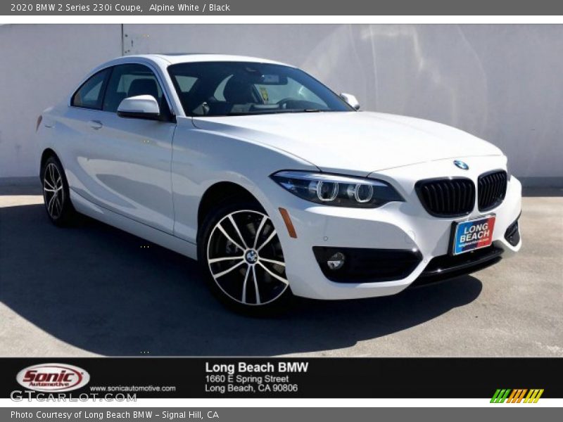 Alpine White / Black 2020 BMW 2 Series 230i Coupe