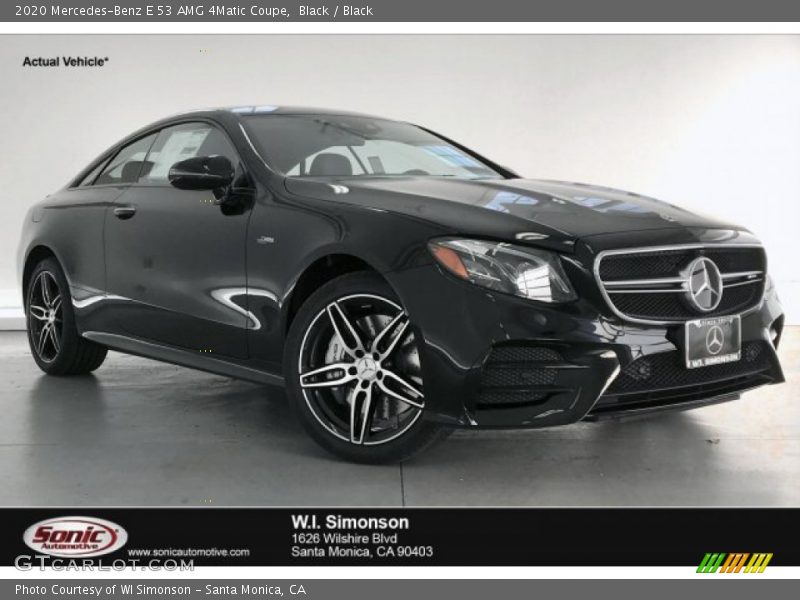 Black / Black 2020 Mercedes-Benz E 53 AMG 4Matic Coupe